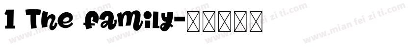 1 The family字体转换